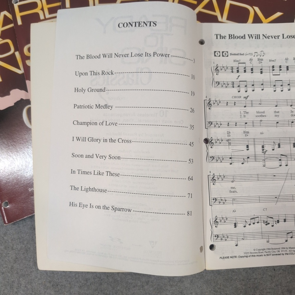 Ready to Sing Classics Volume 2 SATB Choral Music 5 Book Lot Russell Mauldin - Picture 3 of 3